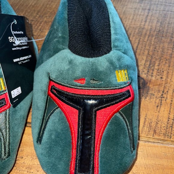 Kid's Star Wars Slippers Mandalorian Green Size L (9-10)‎ - Picture 2 of 4
